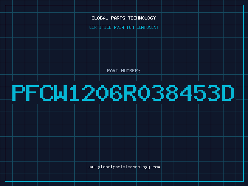 Aviation Part PFCW1206R038453D