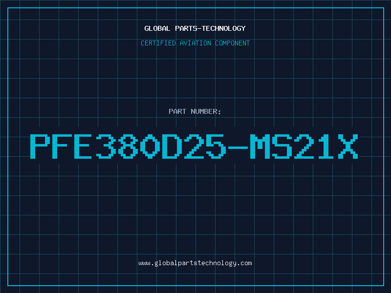 Aviation Part PFE380D25-MS21X