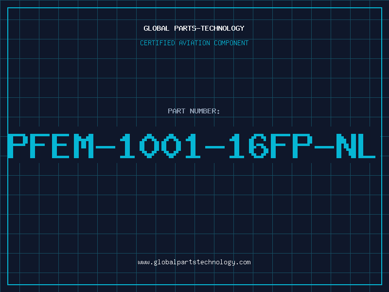 Aviation Part PFEM-1001-16FP-NL