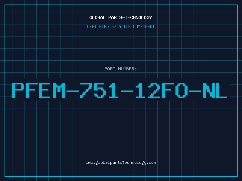 Aviation Part PFEM-751-12FO-NL