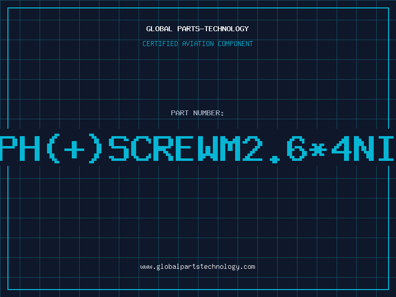 Aviation Part PH(+)SCREWM2.6*4NI