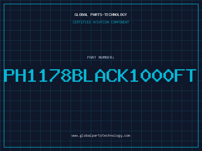 Aviation Part PH1178BLACK1000FT