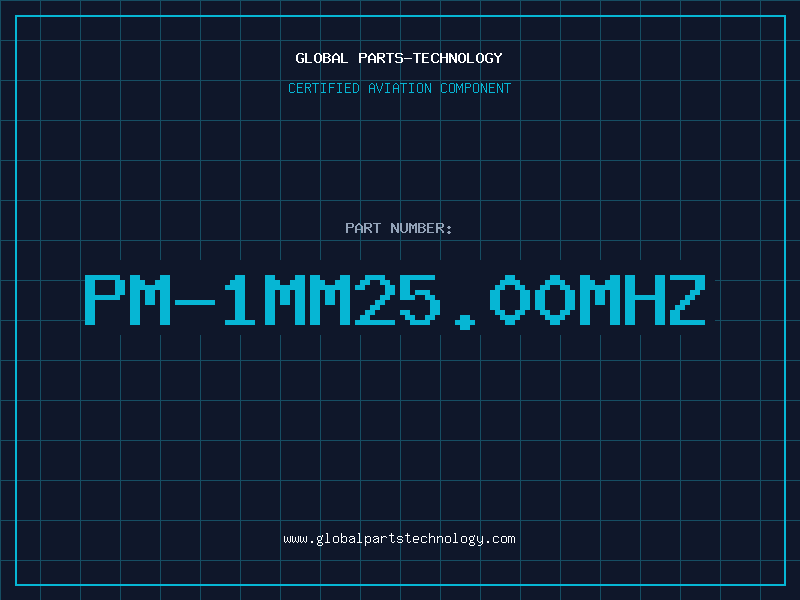 Aviation Part PM-1MM25.00MHZ