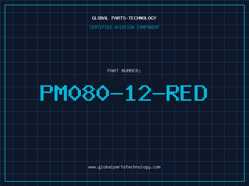 Aviation Part PM080-12-RED