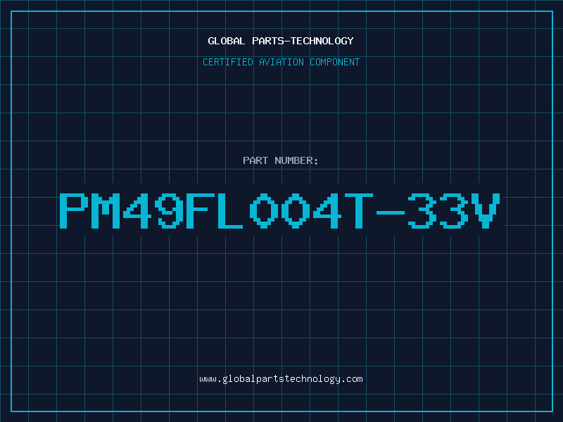 Aviation Part PM49FL004T-33V