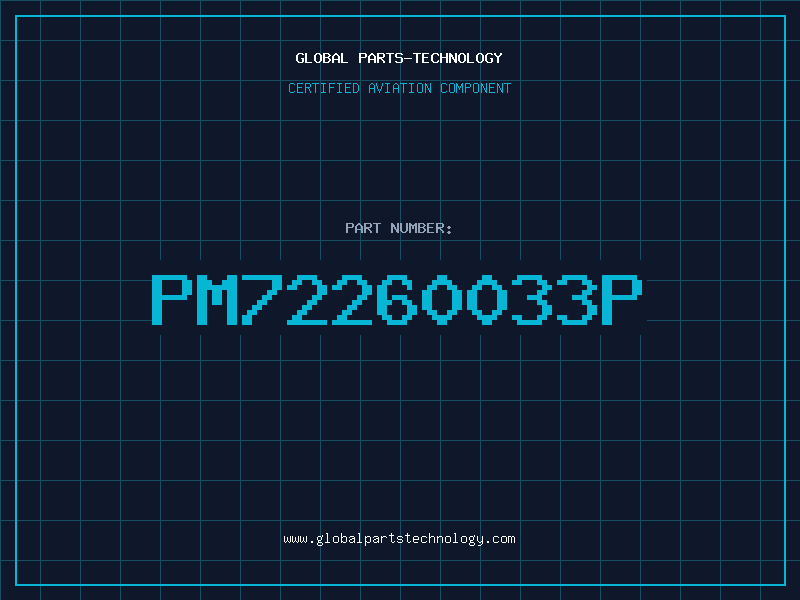 Aviation Part PM72260033P