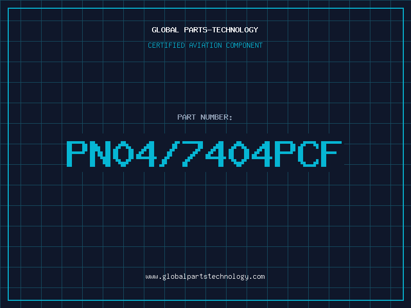 Aviation Part PN04/7404PCF
