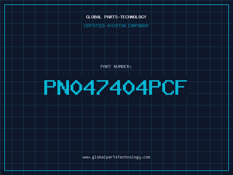 Aviation Part PN047404PCF