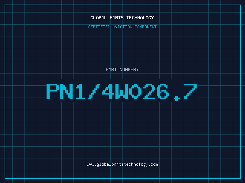 Aviation Part PN1/4W026.7