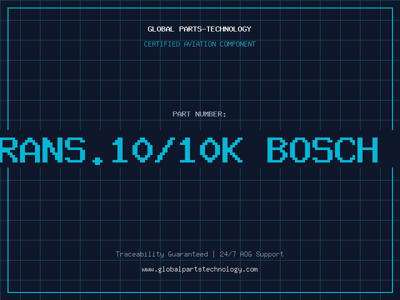 Aviation Part PNP DIGI-TRANS.10/10K BOSCH F011017265