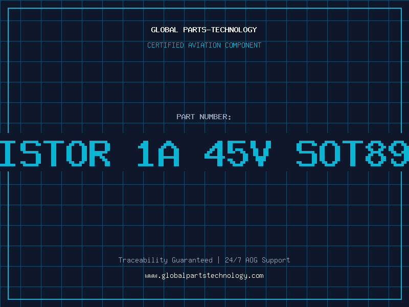 Aviation Part PNP TRANSISTOR 1A 45V SOT89 RoHSconf