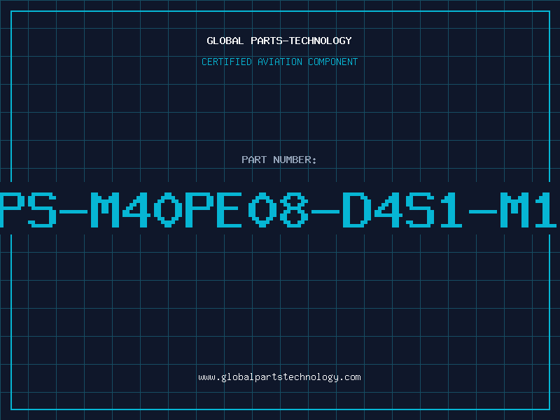 Aviation Part PS-M40PE08-D4S1-M1