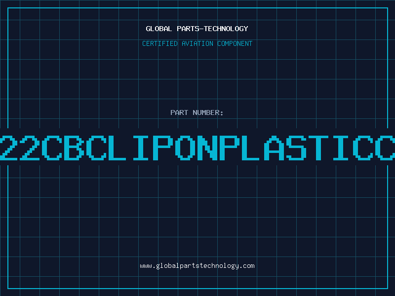 Aviation Part PSC22CBCliponPlasticCase