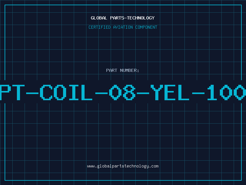 Aviation Part PT-COIL-08-YEL-100