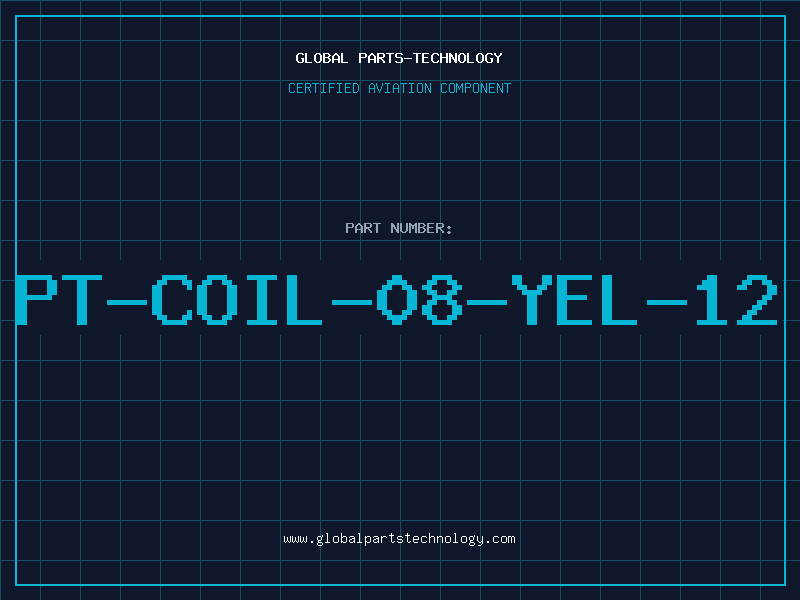 Aviation Part PT-COIL-08-YEL-12