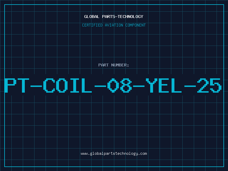Aviation Part PT-COIL-08-YEL-25