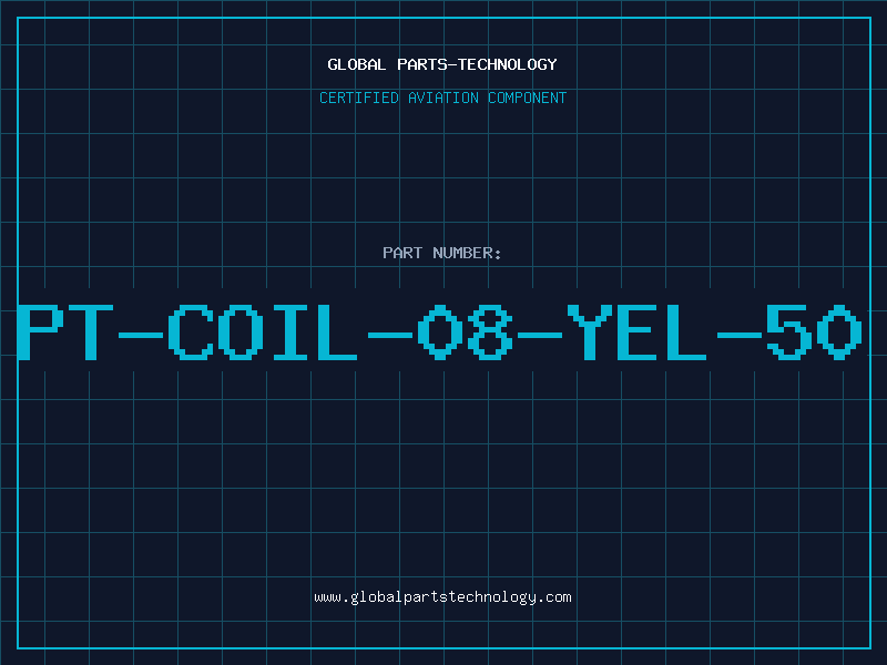 Aviation Part PT-COIL-08-YEL-50
