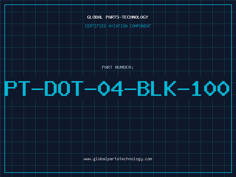 Aviation Part PT-DOT-04-BLK-100