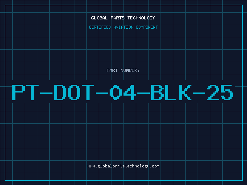Aviation Part PT-DOT-04-BLK-25