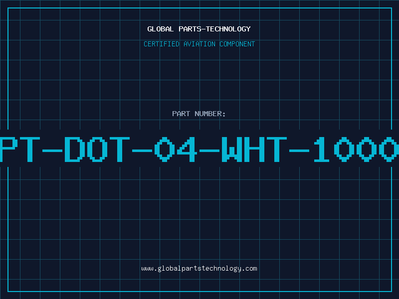 Aviation Part PT-DOT-04-WHT-1000