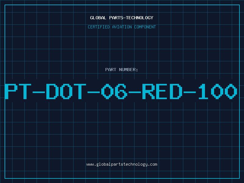 Aviation Part PT-DOT-06-RED-100