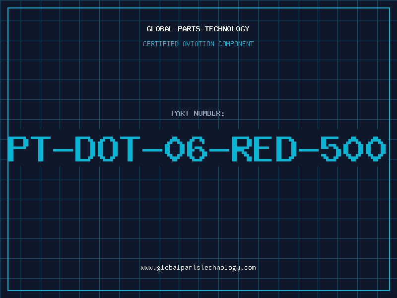 Aviation Part PT-DOT-06-RED-500