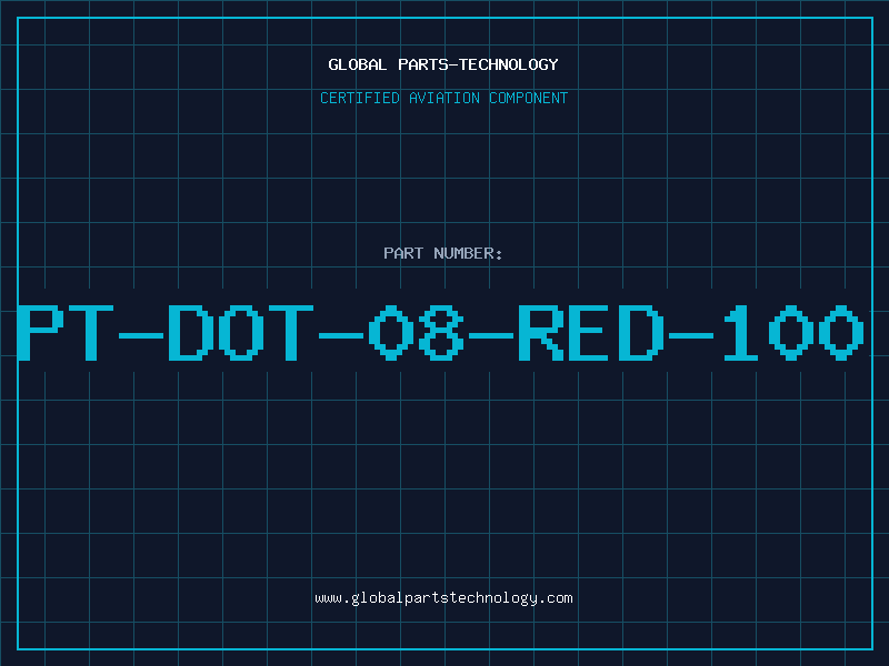 Aviation Part PT-DOT-08-RED-100