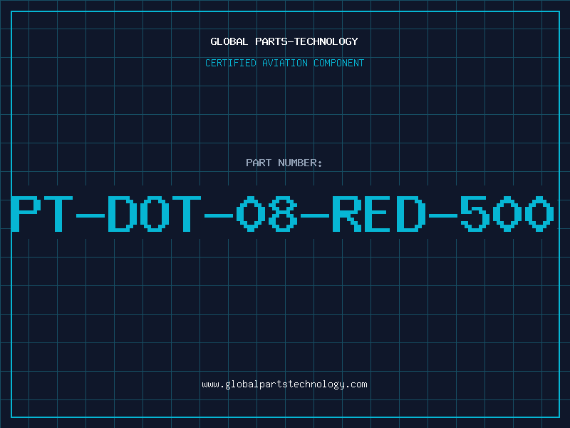 Aviation Part PT-DOT-08-RED-500