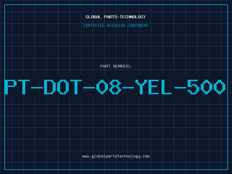 Aviation Part PT-DOT-08-YEL-500