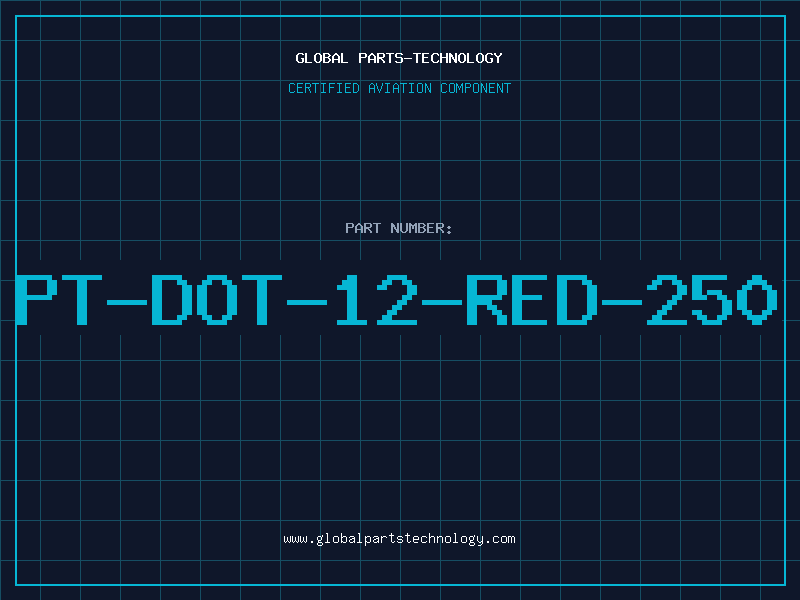 Aviation Part PT-DOT-12-RED-250