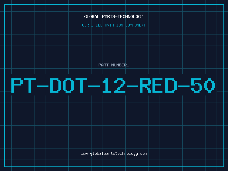 Aviation Part PT-DOT-12-RED-50
