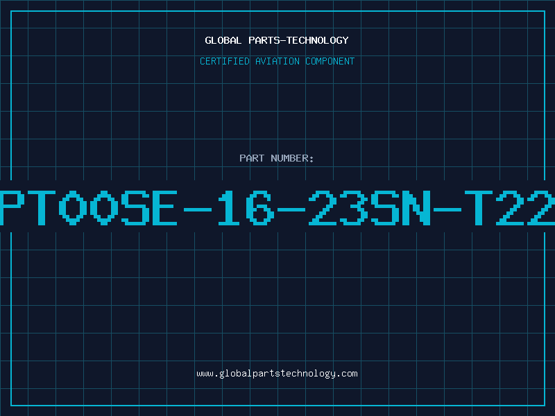 Aviation Part PT00SE-16-23SN-T22