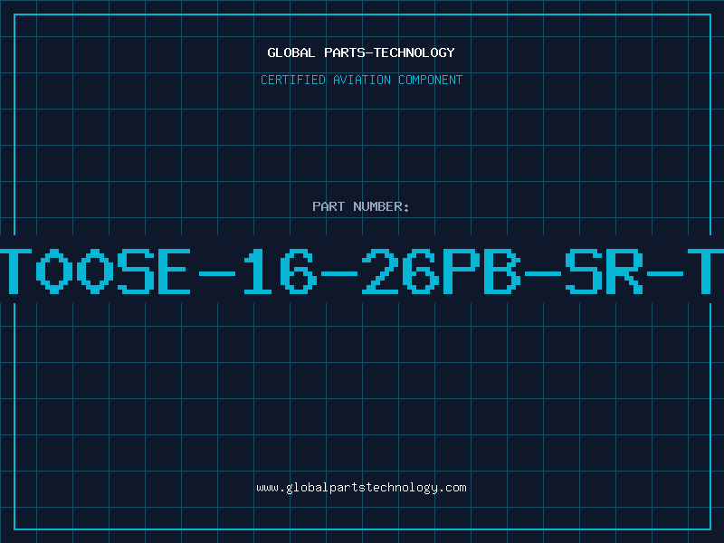 Aviation Part PT00SE-16-26PB-SR-T2