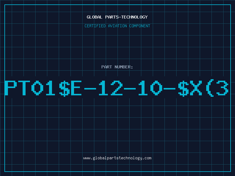 Aviation Part PT01$E-12-10-$X(3