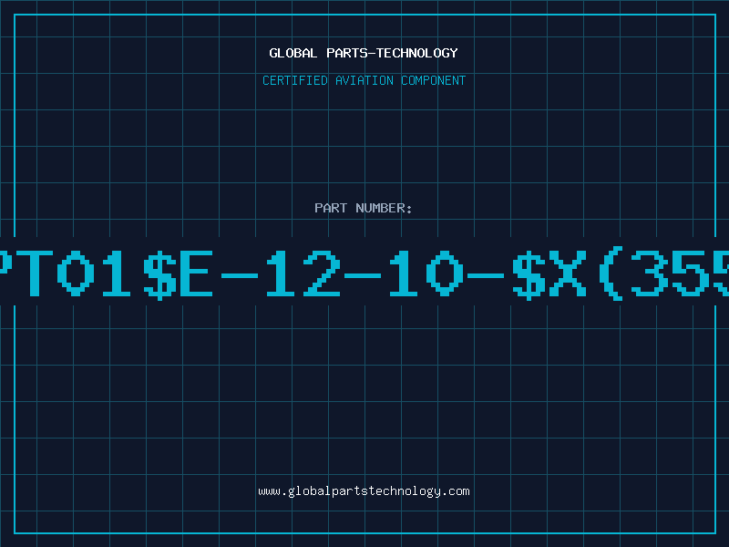 Aviation Part PT01$E-12-10-$X(355