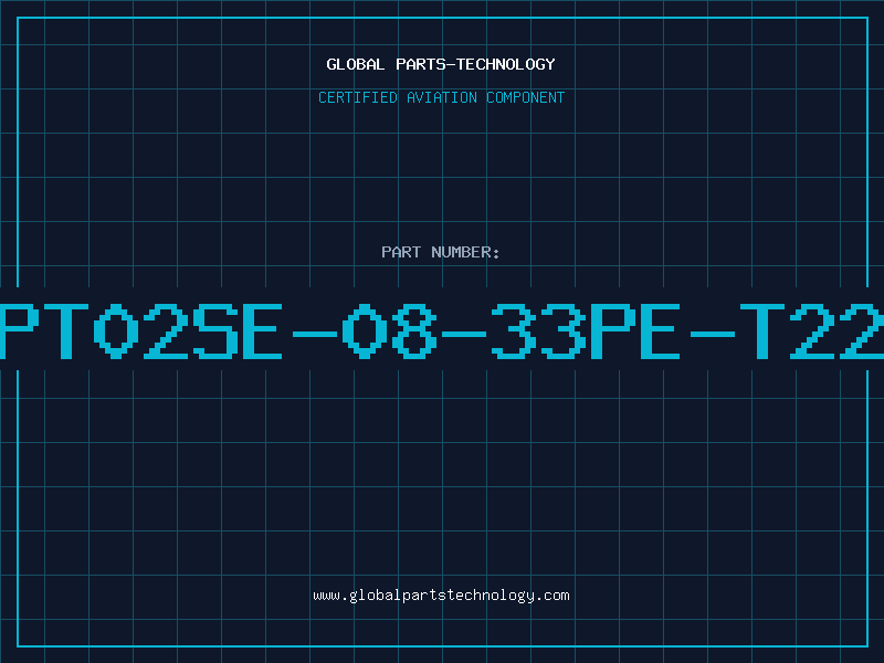 Aviation Part PT02SE-08-33PE-T22