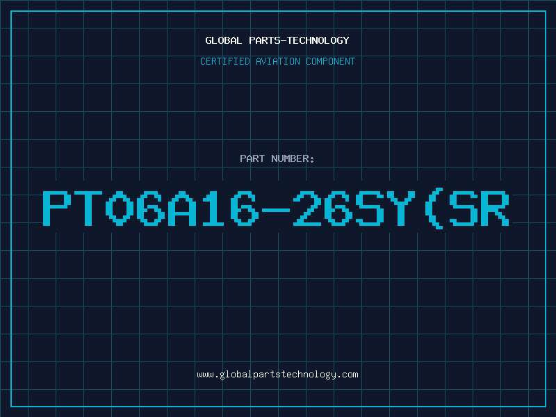 Aviation Part PT06A16-26SY(SR