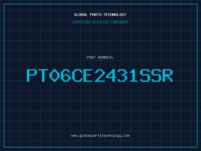 Aviation Part PT06CE2431SSR