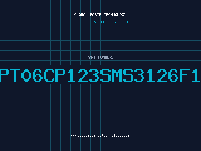 Aviation Part PT06CP123SMS3126F1