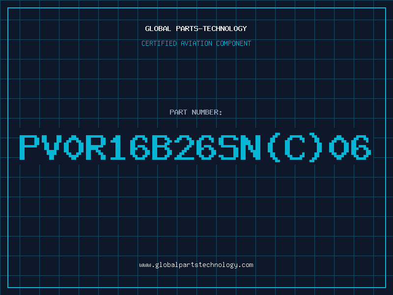 Aviation Part PV0R16B26SNC06