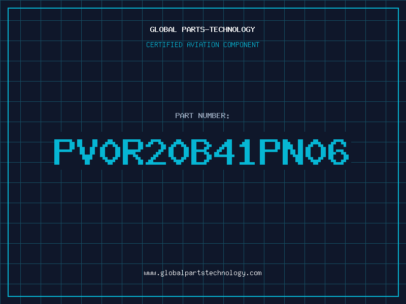 Aviation Part PV0R20B41PN06
