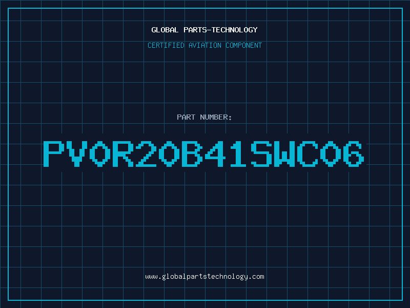 Aviation Part PV0R20B41SWC06