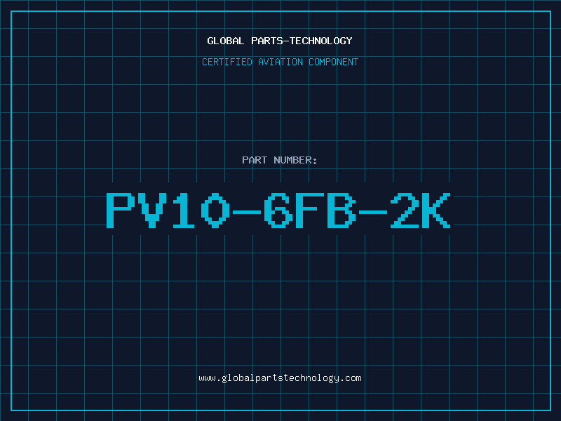 Aviation Part PV10-6FB-2K