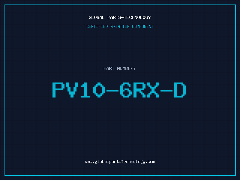 Aviation Part PV10-6RX-D