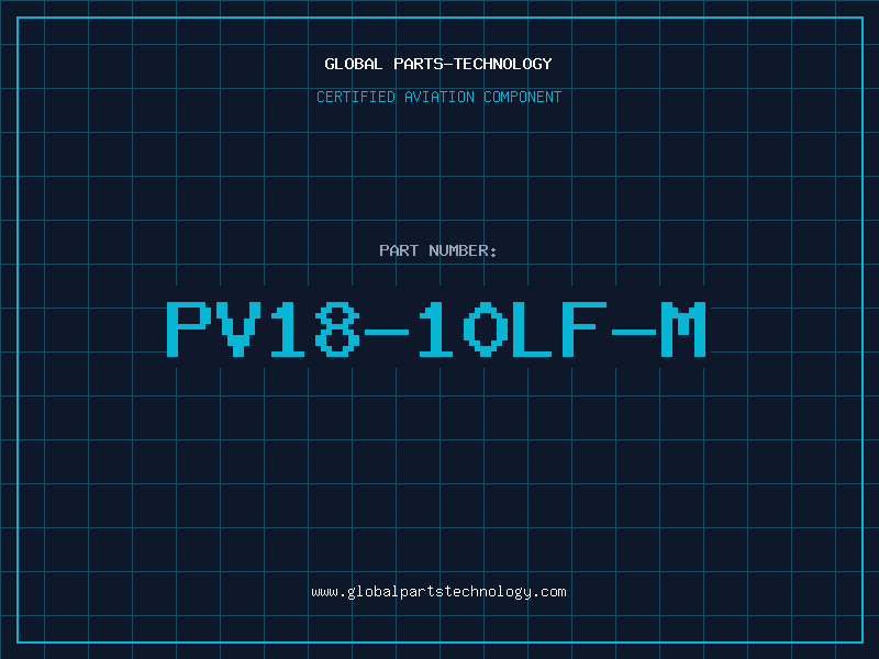 Aviation Part PV18-10LF-M