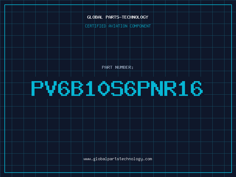 Aviation Part PV6B10S6PNR16