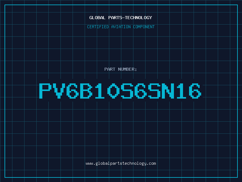 Aviation Part PV6B10S6SN16