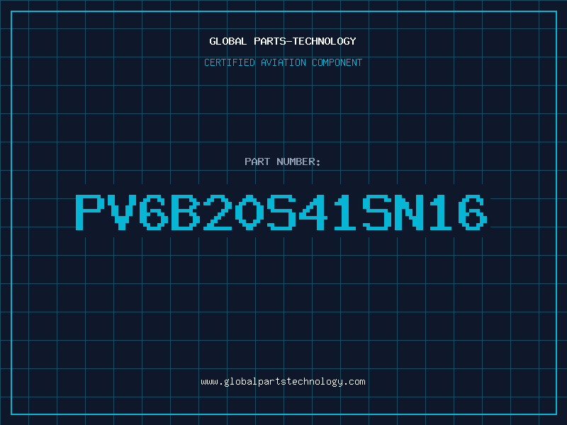 Aviation Part PV6B20S41SN16