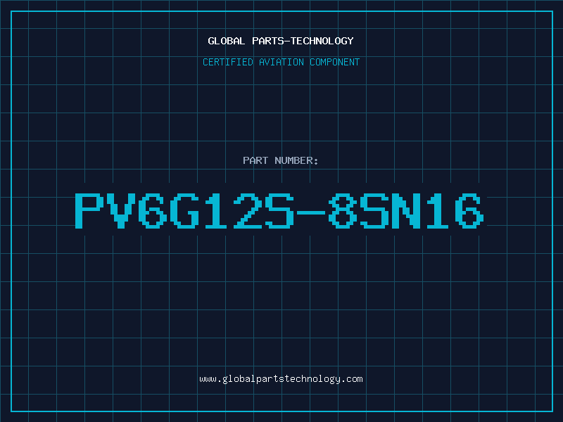 Aviation Part PV6G12S-8SN16