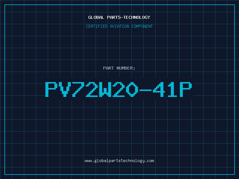Aviation Part PV72W20-41P